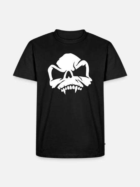Vampire Skull - Men's Premium Organic T-Shirt - black
