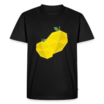Jus de bricolage fruit fruit mangue origami vitamine - T-shirt Premium bio Homme - noir - Devant - Nico (187cm)