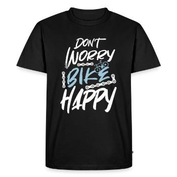Vélo partenaire vélo e vélo cadeau vélo - T-shirt Premium bio Homme - noir - Devant - Nico (187cm)