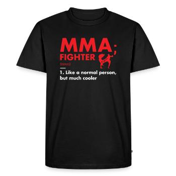 Sport Fighter Definition MMA - Men's Premium Organic T-Shirt - black - Front - Nico (187cm)