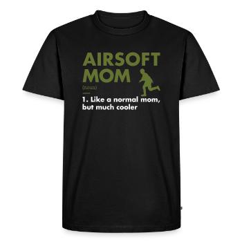 Sport Mom Definition Airsoft - Men's Premium Organic T-Shirt - black - Front - Nico (187cm)