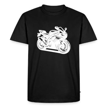 Course automobile, Extrême, Course, Sport automobile - T-shirt Premium bio Homme - noir - Devant - Nico (187cm)