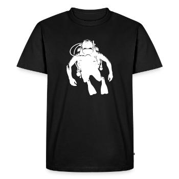 Perfect buoyancy scuba diving club - Men's Premium Organic T-Shirt - black - Front - Nico (187cm)