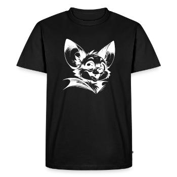 Chauve-souris rieuse bébé vampire dessin - T-shirt Premium bio Homme - noir - Devant - Nico (187cm)