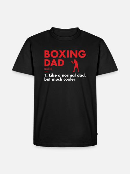Sport Dad Definition Boxing - Men's Premium Organic T-Shirt - black