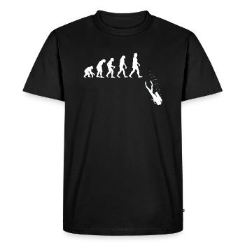 Evolution Plongée Plongée Scuba Diving Cadeau - T-shirt Premium bio Homme - noir - Devant - Nico (187cm)