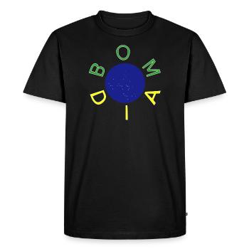 Brazilians in Germany gift idea - Men's Premium Organic T-Shirt - black - Front - Nico (187cm)