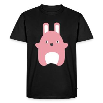 Peluche Mignon Mignon Mignon - T-shirt Premium bio Homme - noir - Devant - Nico (187cm)