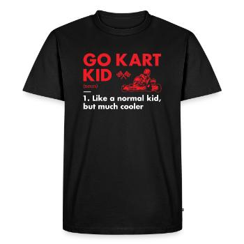 Sport Kid Définition Go Kart - T-shirt Premium bio Homme - noir - Devant - Nico (187cm)