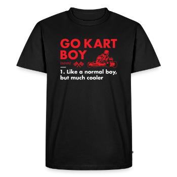 Sport Boy Définition Go Kart - T-shirt Premium bio Homme - noir - Devant - Nico (187cm)