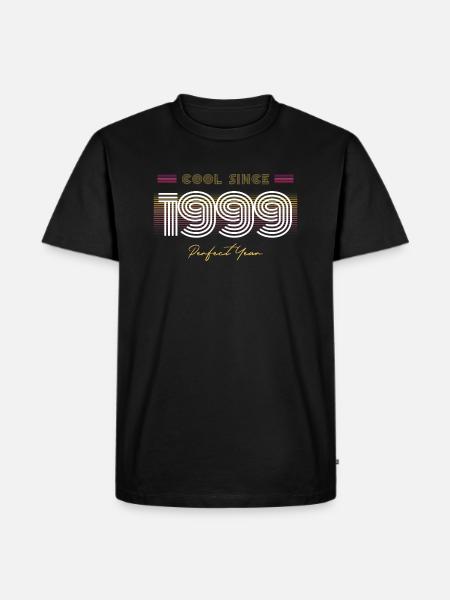 Birthday Cool since 1999 - Men's Premium Organic T-Shirt - black