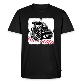 Tractor Tractor Driver Tractor Tires - Men's Premium Organic T-Shirt - black - Front - Nico (187cm)