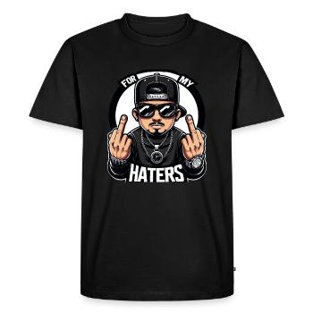 Cool Gangsters - T-shirt Premium bio Homme - noir - Devant - Nico (187cm)