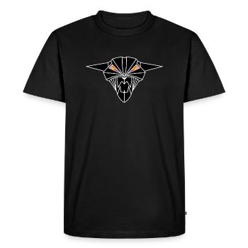 BIONIC DEVIL CAT - T-shirt Premium bio Homme - noir - Devant - Nico (187cm)