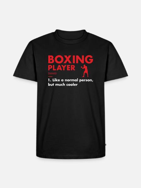 Sport Fighter Definition Boxing - Men's Premium Organic T-Shirt - black