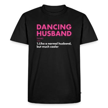 Danseur Mari Définition Danse - T-shirt Premium bio Homme - noir - Devant - Nico (187cm)