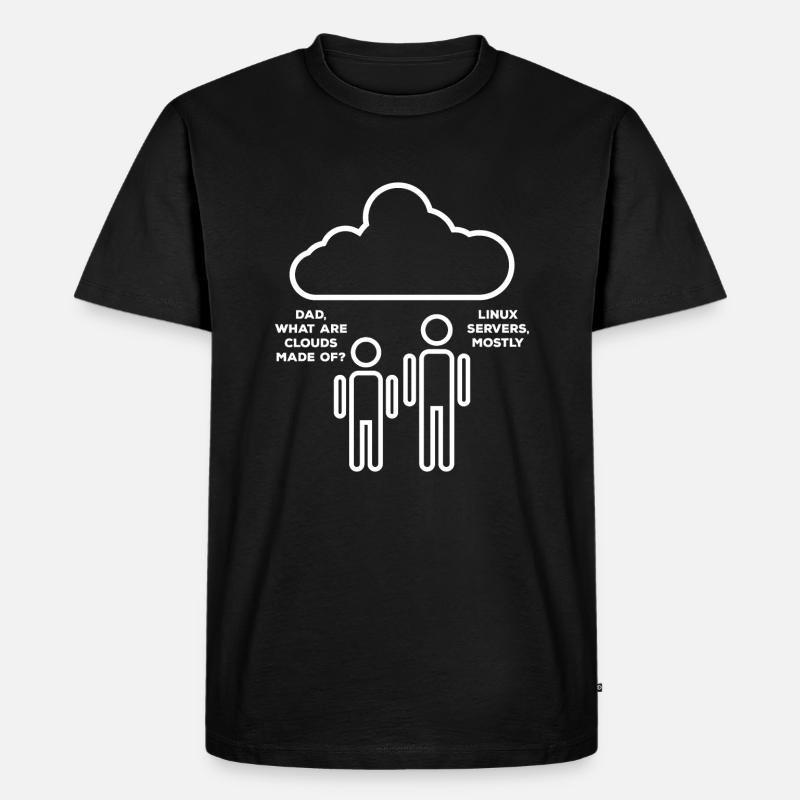 Web developers - Men's Premium Organic T-Shirt - black