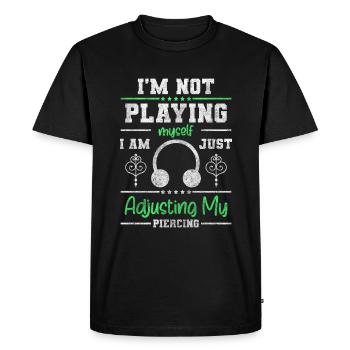 Piercing Art Piercing Studio - Men's Premium Organic T-Shirt - black - Front - Nico (187cm)