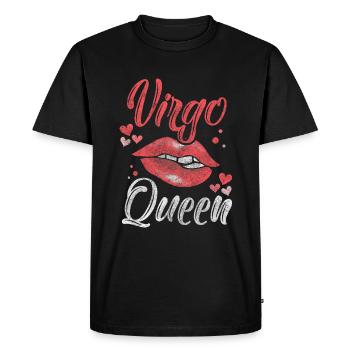 Zodiaque Septembre Astrologie - T-shirt Premium bio Homme - noir - Devant - Nico (187cm)