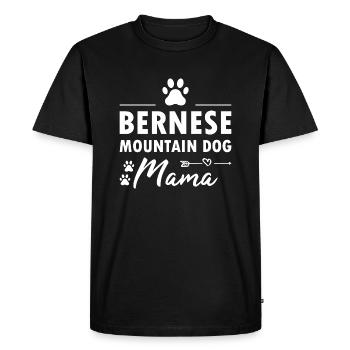 Maman Bouvier Bernois - T-shirt Premium bio Homme - noir - Devant - Nico (187cm)