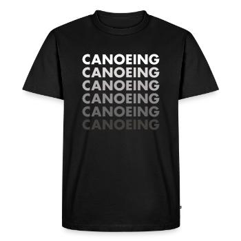 Canoë-kayak - T-shirt Premium bio Homme - noir - Devant - Nico (187cm)