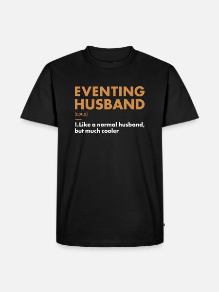 Rider Husband Definition Eventing - Men's Premium Organic T-Shirt - black