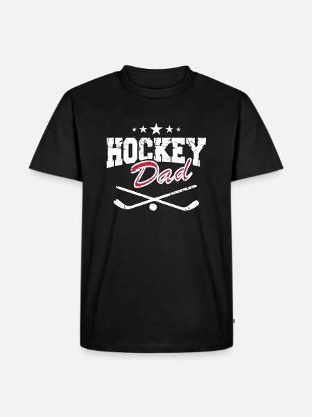 Hockey Dad - Men's Premium Organic T-Shirt - black