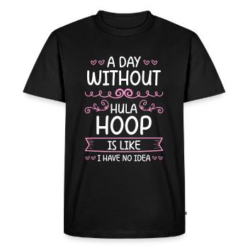 Hullern Fitness Motivation de perte de poids - T-shirt Premium bio Homme - noir - Devant - Nico (187cm)