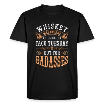 Schnaps Bartender Delight Intoxication - T-shirt Premium bio Homme - noir - Devant - Nico (187cm)