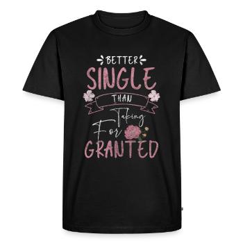 Relationship Speed Dating Bachelor Boyfriend - Men's Premium Organic T-Shirt - black - Front - Nico (187cm)