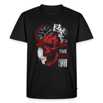 Motif de tatouage Viking Polkatrash - T-shirt Premium bio Homme - noir - Devant - Nico (187cm)