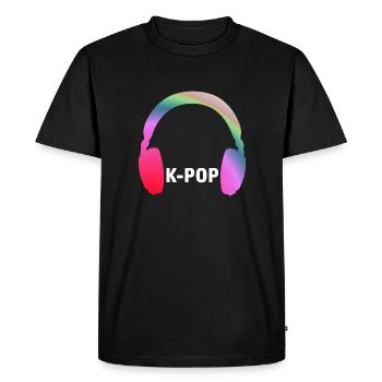 Kpop Merch Korean Pop Music K-Pop Style - Men's Premium Organic T-Shirt - black - Front - Nico (187cm)