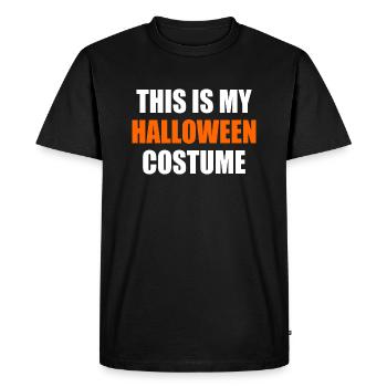 this is my halloween costume - T-shirt Premium bio Homme - noir - Devant - Nico (187cm)