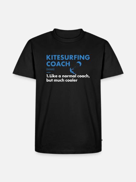Sport Coach Kitesurfing - Men's Premium Organic T-Shirt - black