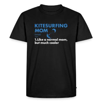 Sport Maman Kitesurf - T-shirt Premium bio Homme - noir - Devant - Nico (187cm)