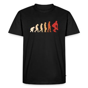Sport Evolution Baseball - Men's Premium Organic T-Shirt - black - Front - Nico (187cm)