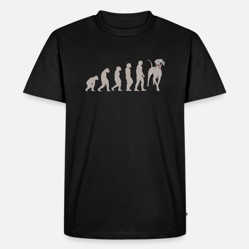Braque de Weimar Evolution - T-shirt Premium bio Homme - noir