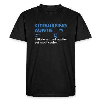 Sport Auntie Kitesurf - T-shirt Premium bio Homme - noir - Devant - Nico (187cm)