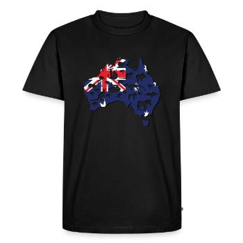 Australia travel koala kangaroo - Men's Premium Organic T-Shirt - black - Front - Nico (187cm)