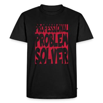 Geek informatique nerd - T-shirt Premium bio Homme - noir - Devant - Nico (187cm)