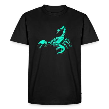 Signe du zodiaque Scorpion Scorpion - T-shirt Premium bio Homme - noir - Devant - Nico (187cm)