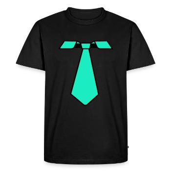 Cravate Mardi Gras Mardi Gras - T-shirt Premium bio Homme - noir - Devant - Nico (187cm)