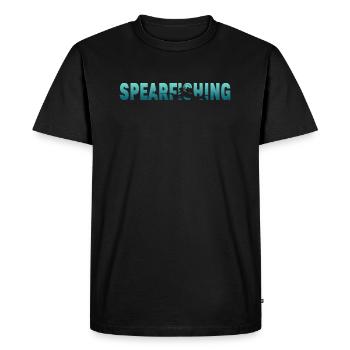Plongée Apnée Snorkeling - T-shirt Premium bio Homme - noir - Devant - Nico (187cm)