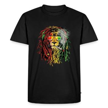 Cannabis chanvre THC 420 - T-shirt Premium bio Homme - noir - Devant - Nico (187cm)
