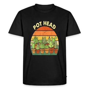 Garden gardener gardening - Men's Premium Organic T-Shirt - black - Front - Nico (187cm)