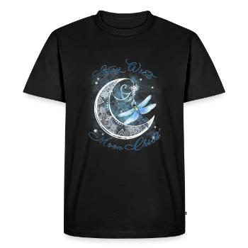 Wild Moonchild Live by the sun Love by the moon - T-shirt Premium bio Homme - noir - Devant - Nico (187cm)