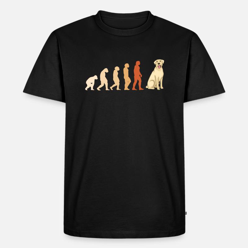 Evolution Labrador Retriever - T-shirt Premium bio Homme - noir