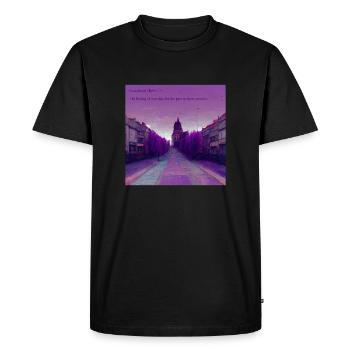 Nostalgia Nostalgie - T-shirt Premium bio Homme - noir - Devant - Nico (187cm)