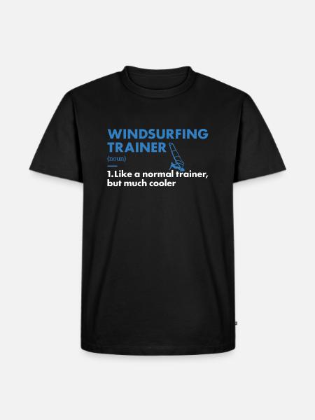 Sport Trainer Windsurfing - Men's Premium Organic T-Shirt - black