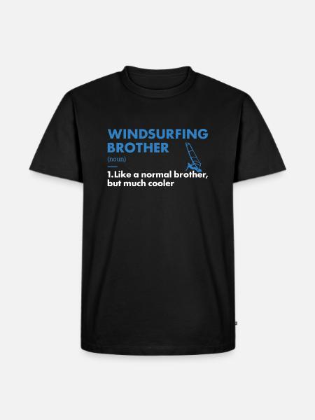 Sport Brother Windsurfing - Men's Premium Organic T-Shirt - black